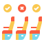 keep distance icon