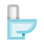 Außen-Toilettenschüssel-Badezimmer-Basicicons-Farbe-edtgraphics icon