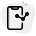 smartphone infographics icon