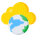 Réseau Cloud icon