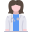 doctor woman icon