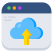 external-Cloud-Upload-cloud-and-web-vectorslab- flat-vectorslab icon