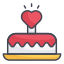 Heart Cake icon