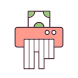 Shred Banknote icon