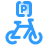 pulsar gradient style bike parking icon