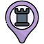 外部-Fort-location-bearicons-outline-color-bearicons icon