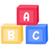 Alfabeto blocchi icon