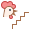 office s style chicken ladder icon