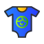 baby clothes icon