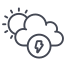 sunny storm icon