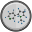 Nicotine Molecule icon