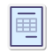 stickers style invoice icon