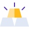 24 gold bar icon