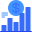 financial statistics icon