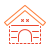 stitch style dog house icon