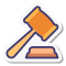 stickers style law icon