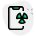 smartphone for monitoring power and status online icon