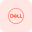 Dell an American multinational company deals in computers and related products and services icon