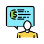 Human Talking about Money icon