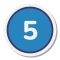 5 в закрашенном кружке icon