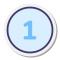 stickers style 1 en círculo icon