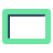 parakeet color style rectangular icon