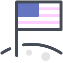bandera lunar icon