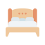 double bed icon