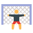 color style torwart mit netz icon