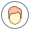 Cerchiato utente Uomo Tipo di pelle 1 2 icon