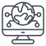 digital network icon