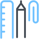 pastel color style stationery icon