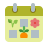 color style 파종 달력 icon