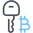 chave bitcoin icon