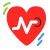 Heart with Pulse icon