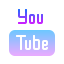 gradient style youtube icon