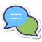 stickers style messaging icon