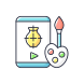 drawing tutorial icon