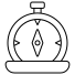 external-Compass-weather-line-vectorslab icon