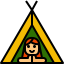 Kid in Tent icon