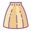 cute color style skirt icon