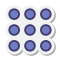 stickers style circled menu icon