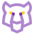 water color style black jaguar icon