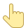 office m style double tap gesture icon