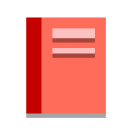 papercut style read icon