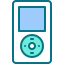 外部 MP3 播放器播客填充轮廓-berkahicon icon