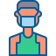 man in mask icon