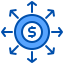 fluxo de caixa externo-startup-business-xnimrodx-blue-xnimrodx-2 icon