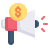 Budget promotion icon