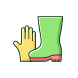 Gardening Gloves And Boots icon